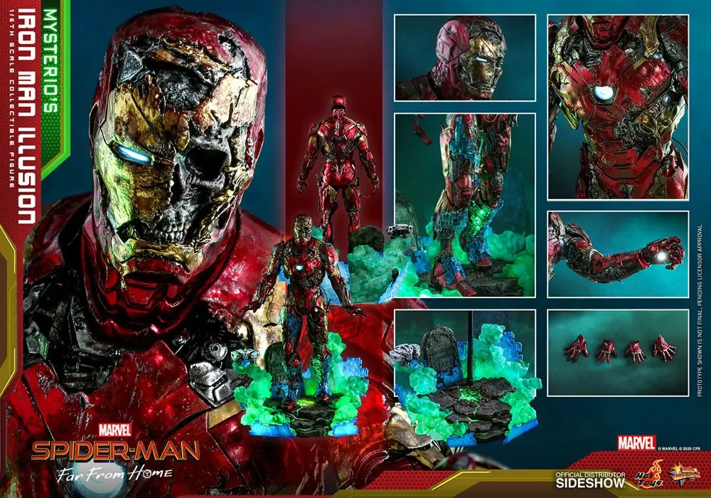 Spider-Man: Far From Home MMS PVC Action Figure 1/6 Mysterio's Iron Man Illusion 32 cm product photo