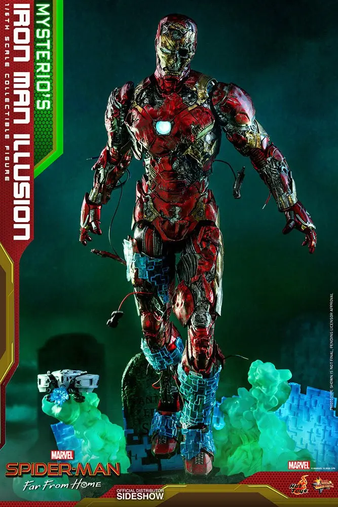 Spider-Man: Far From Home MMS PVC Action Figure 1/6 Mysterio's Iron Man Illusion 32 cm product photo