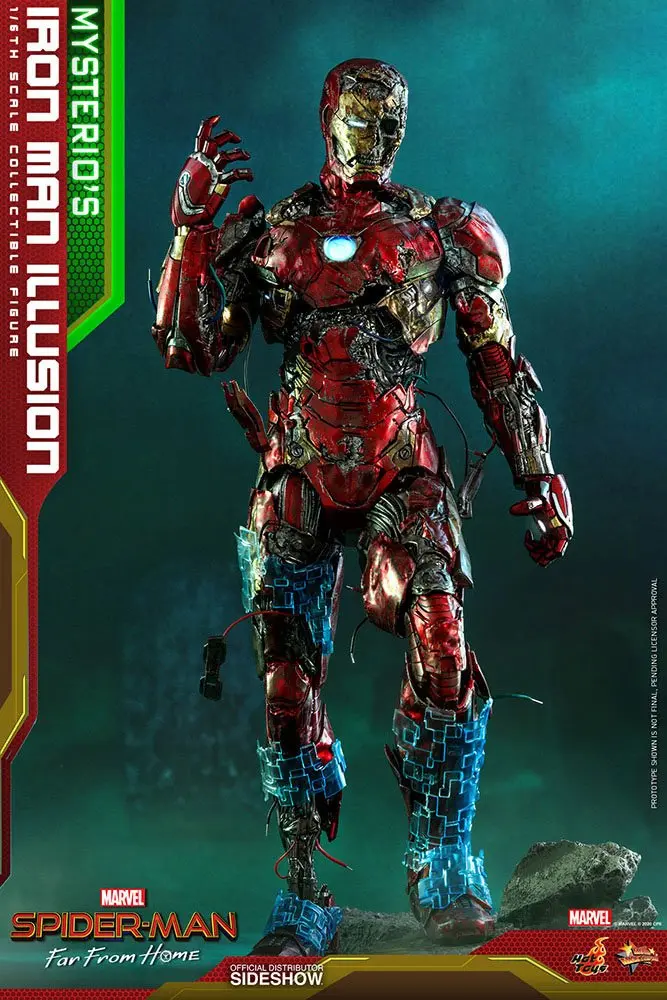 Spider-Man: Far From Home MMS PVC Action Figure 1/6 Mysterio's Iron Man Illusion 32 cm product photo