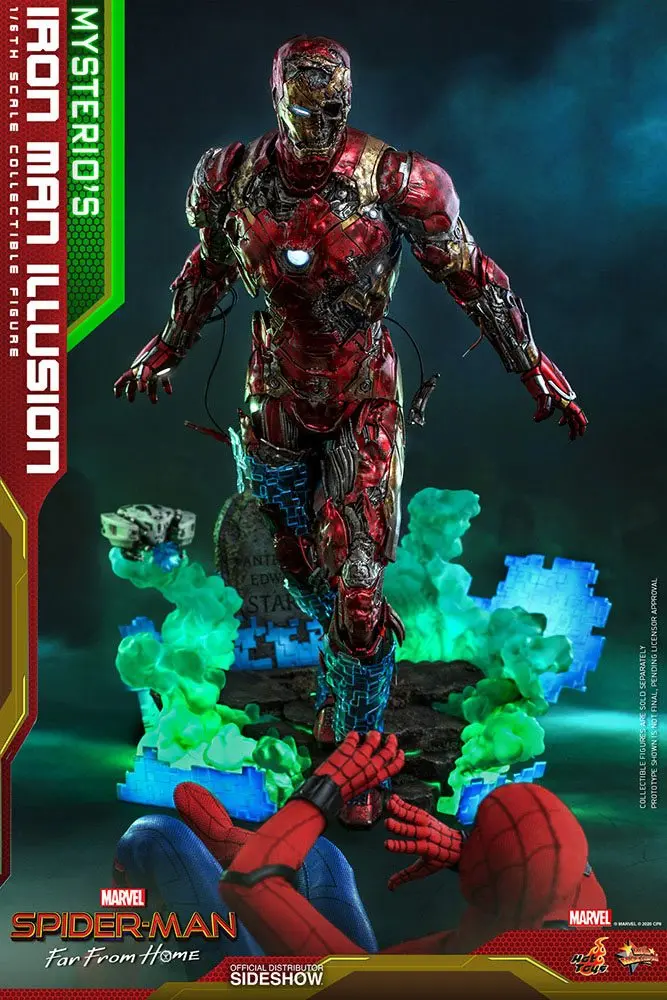 Spider-Man: Far From Home MMS PVC Action Figure 1/6 Mysterio's Iron Man Illusion 32 cm product photo