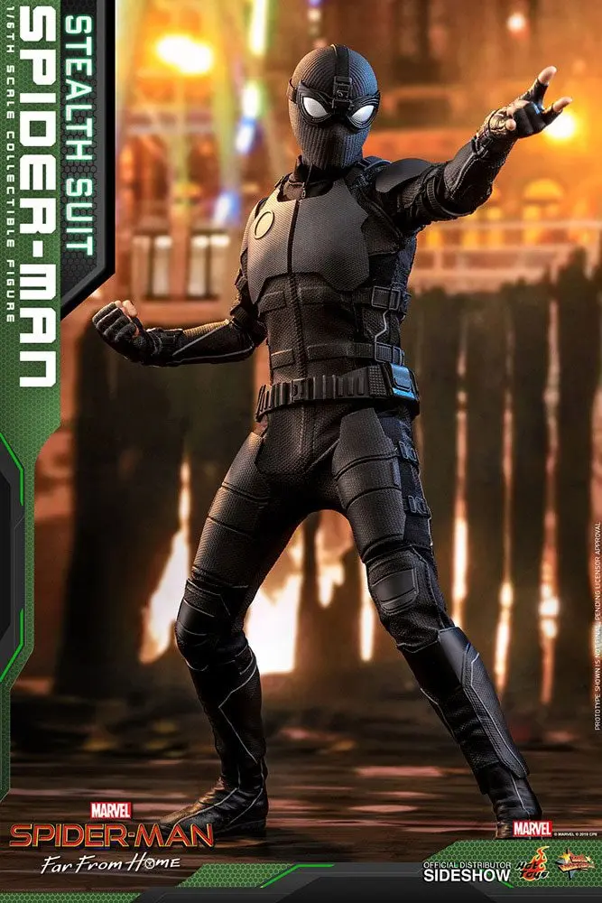 Spider-Man: Far From Home Movie Masterpiece Action Figure 1/6 Spider-Man (Stealth Suit) 29 cm product photo