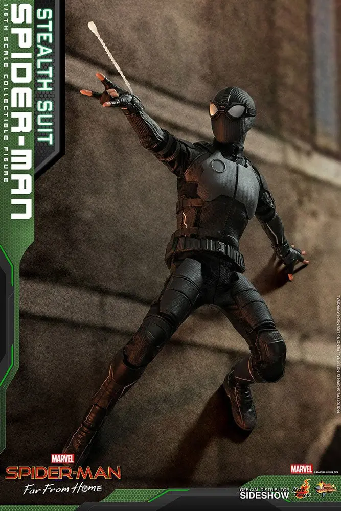 Spider-Man: Far From Home Movie Masterpiece Action Figure 1/6 Spider-Man (Stealth Suit) 29 cm product photo