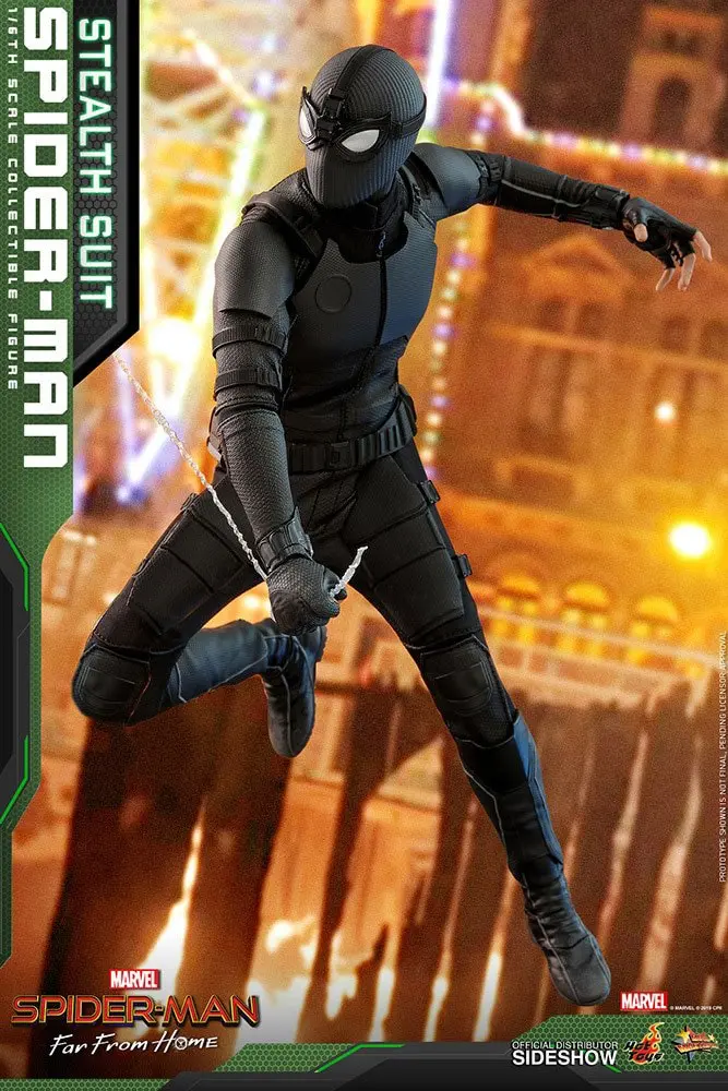 Spider-Man: Far From Home Movie Masterpiece Action Figure 1/6 Spider-Man (Stealth Suit) 29 cm product photo