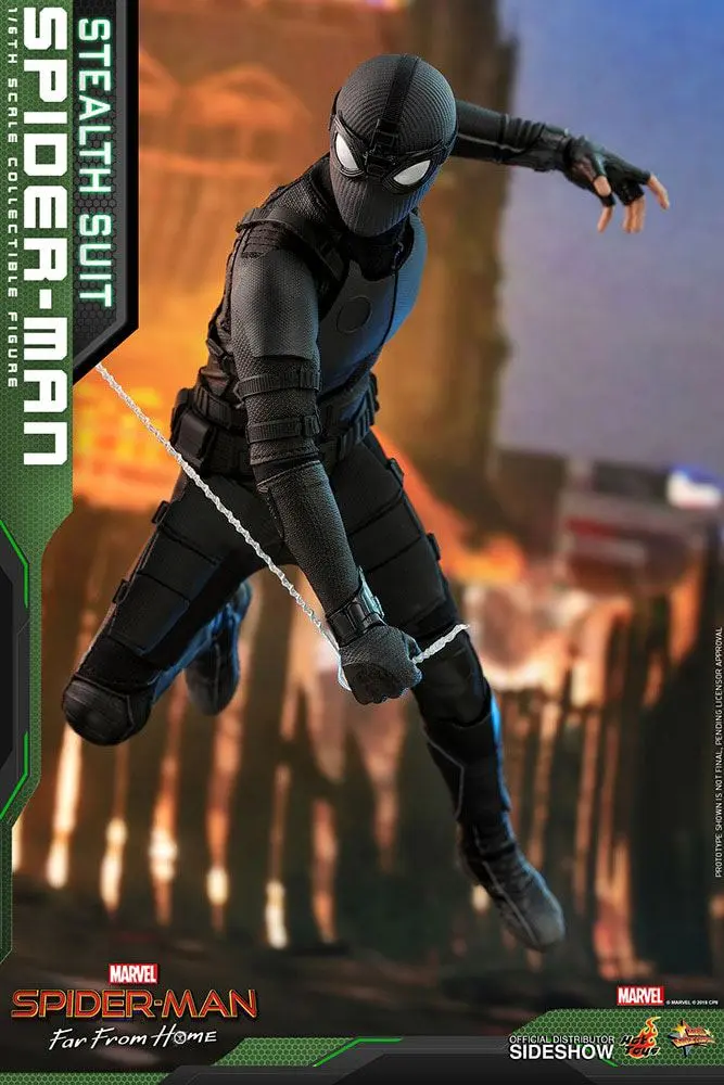 Spider-Man: Far From Home Movie Masterpiece Action Figure 1/6 Spider-Man (Stealth Suit) 29 cm product photo