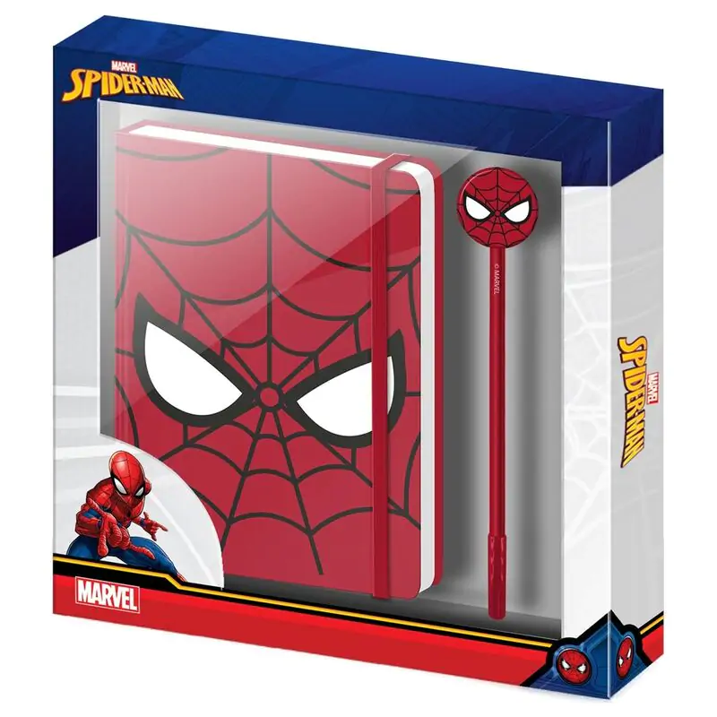 Marvel Spiderman diary + pen set termékfotó