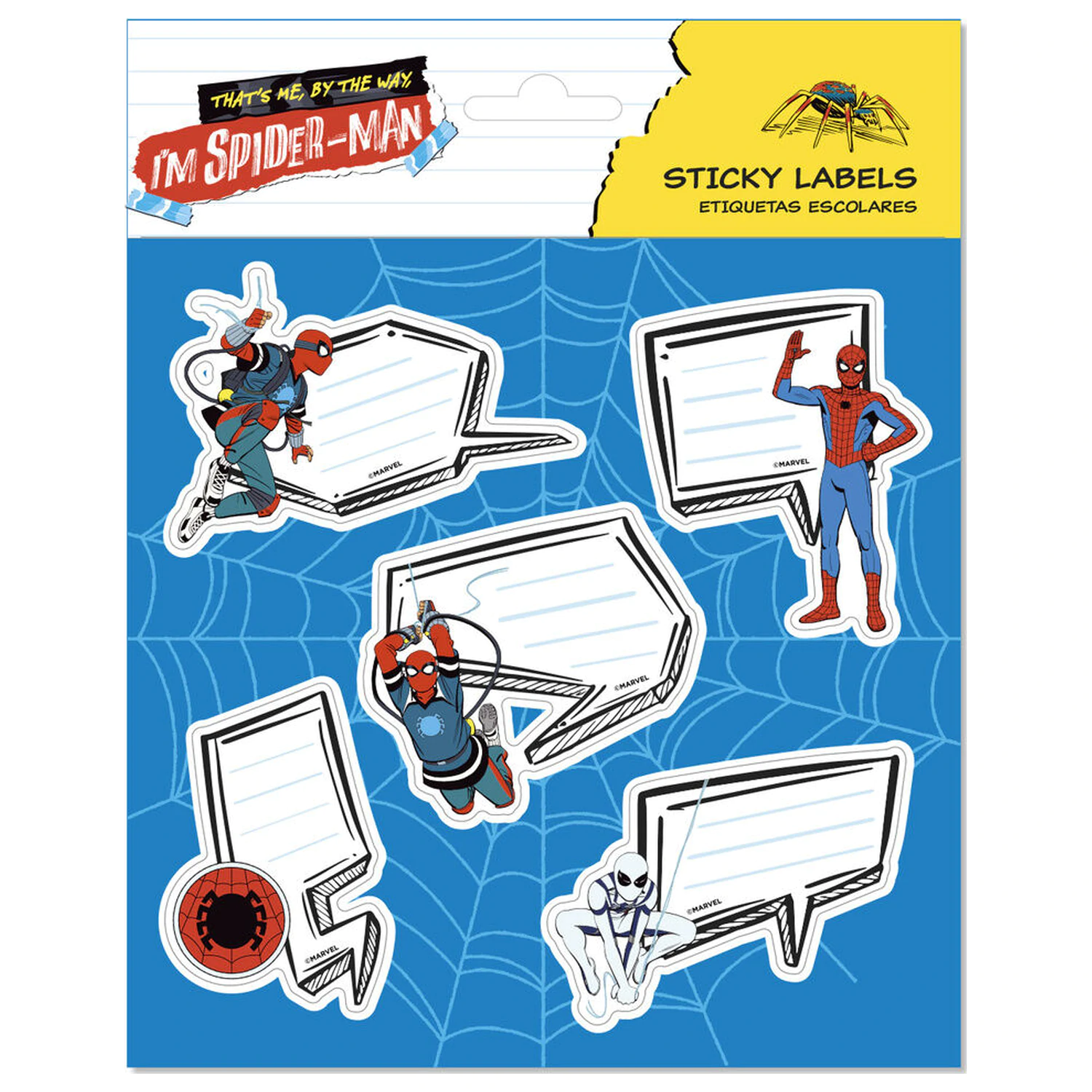 Marvel Spiderman premium adhesive labels product photo