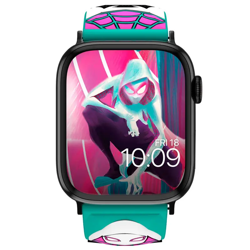 Marvel Spiderman Ghost-Spider Gwen strap + face designs product photo