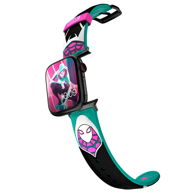 Marvel Spiderman Ghost-Spider Gwen strap + face designs product photo