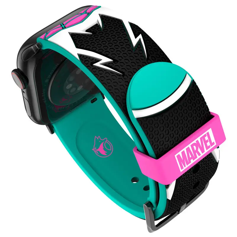Marvel Spiderman Ghost-Spider Gwen strap + face designs product photo