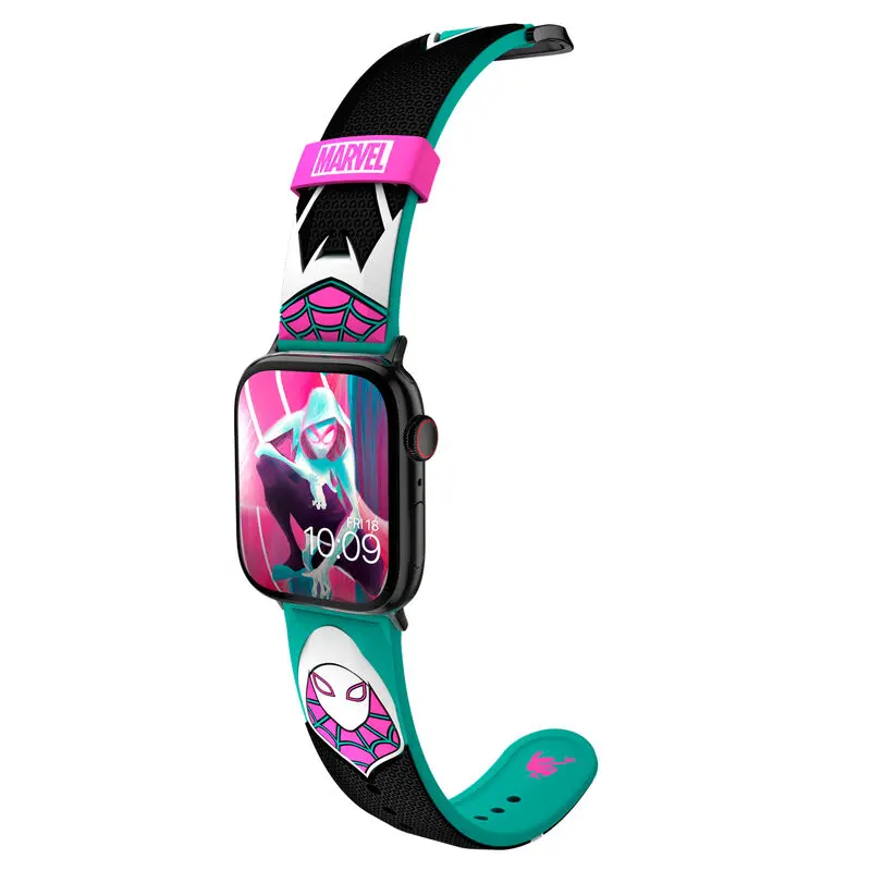 Marvel Spiderman Ghost-Spider Gwen strap + face designs product photo