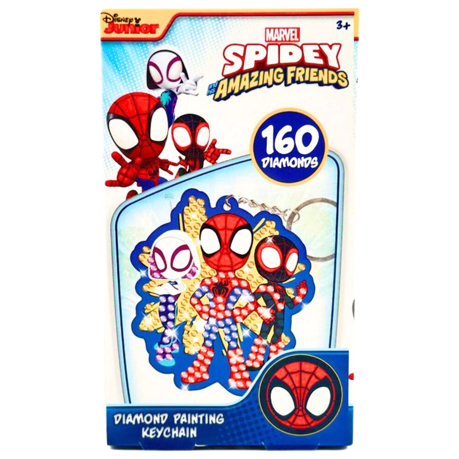 Marvel Spiderman diamond keychain making kit product photo
