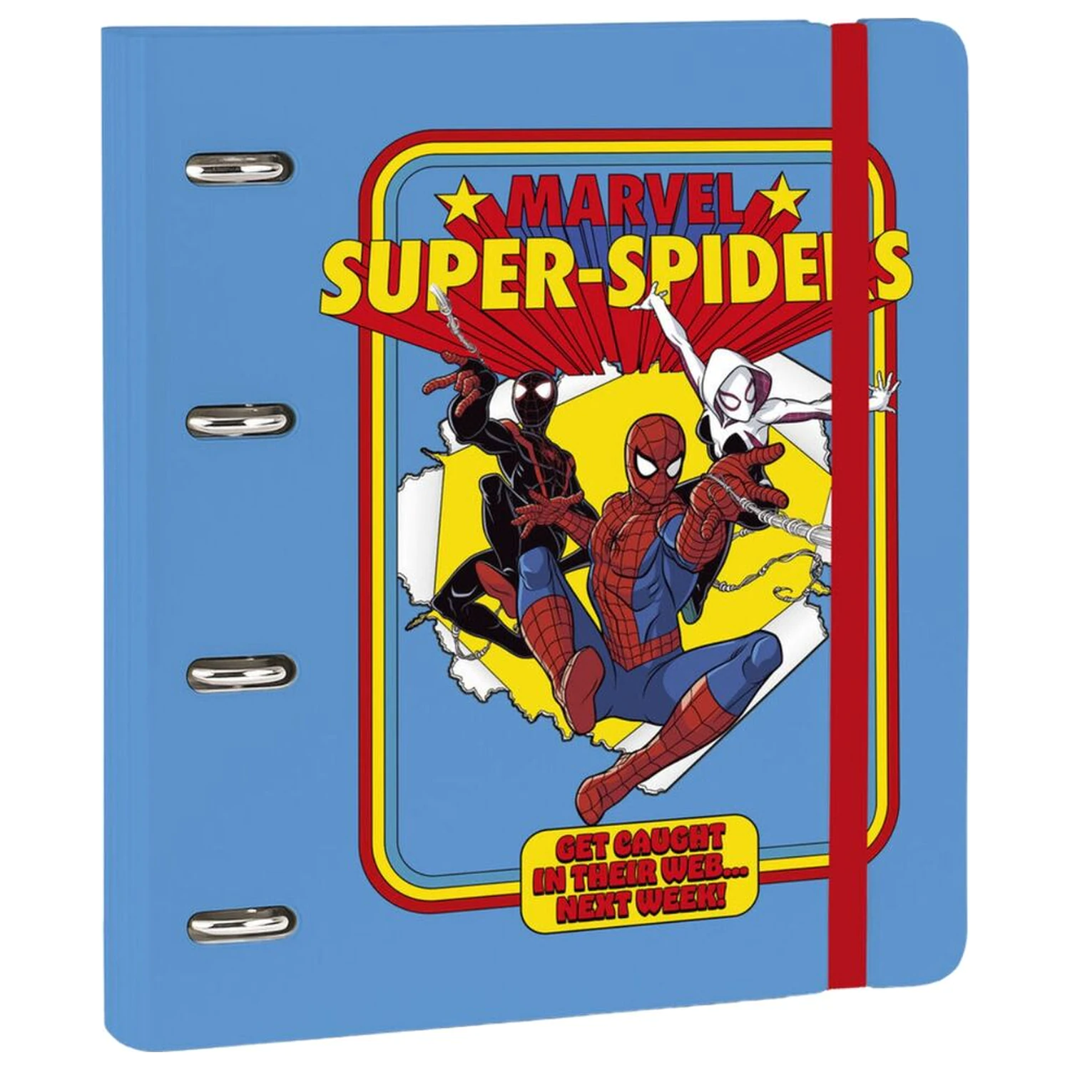 Marvel Spiderman 4 ring folder product photo