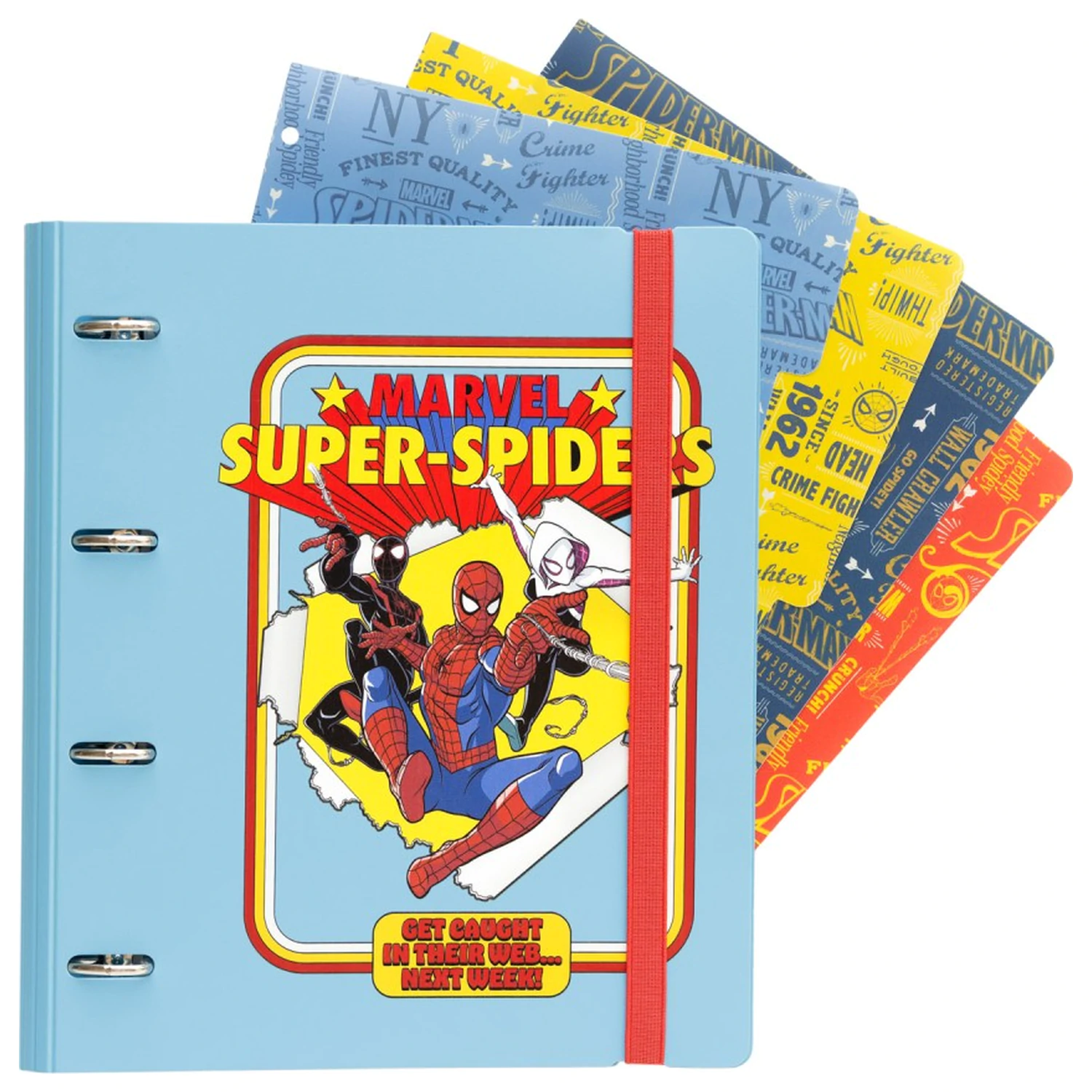 Marvel Spiderman 4 ring folder product photo