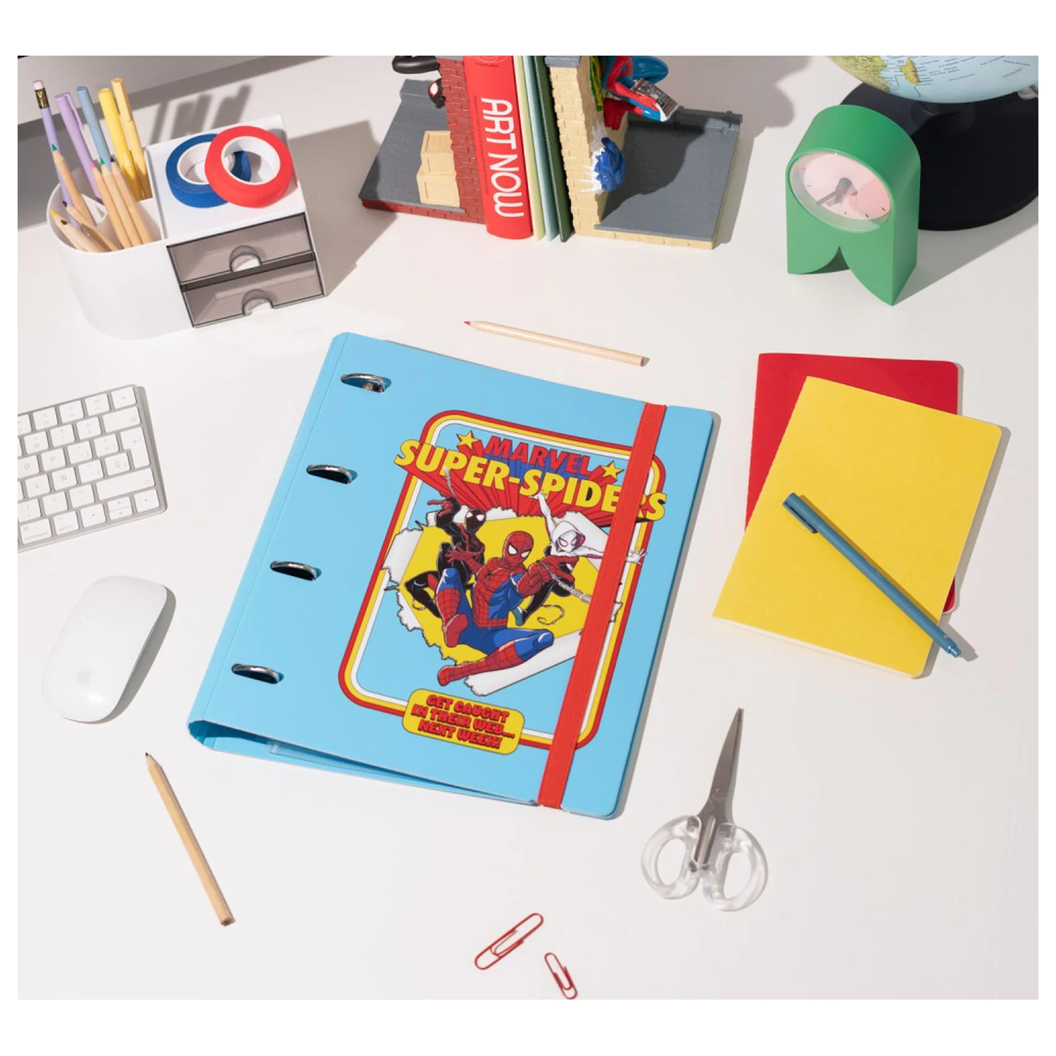 Marvel Spiderman 4 ring folder product photo