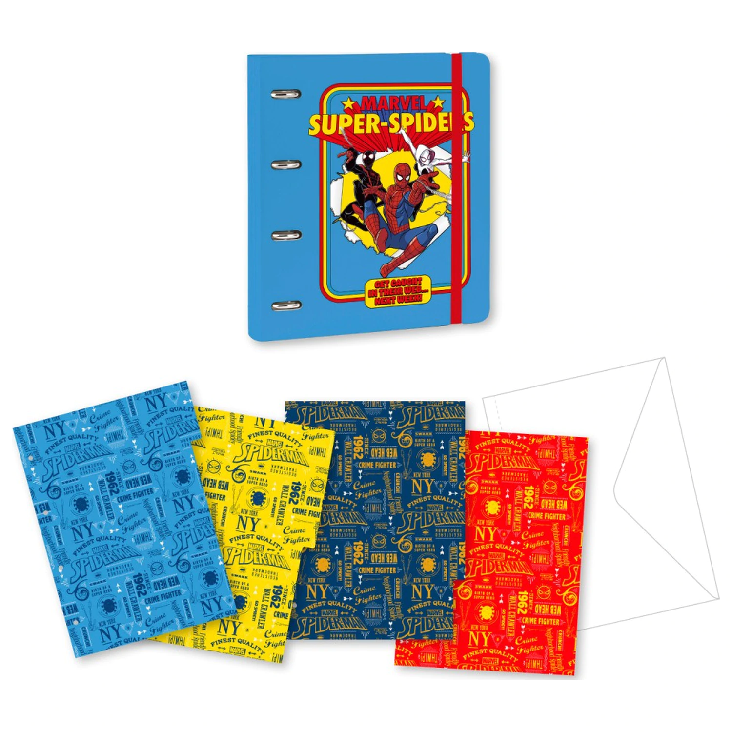 Marvel Spiderman 4 ring folder product photo