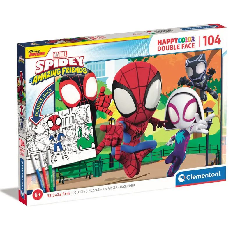 Marvel Spiderman Happy Color puzzle 104pcs product photo