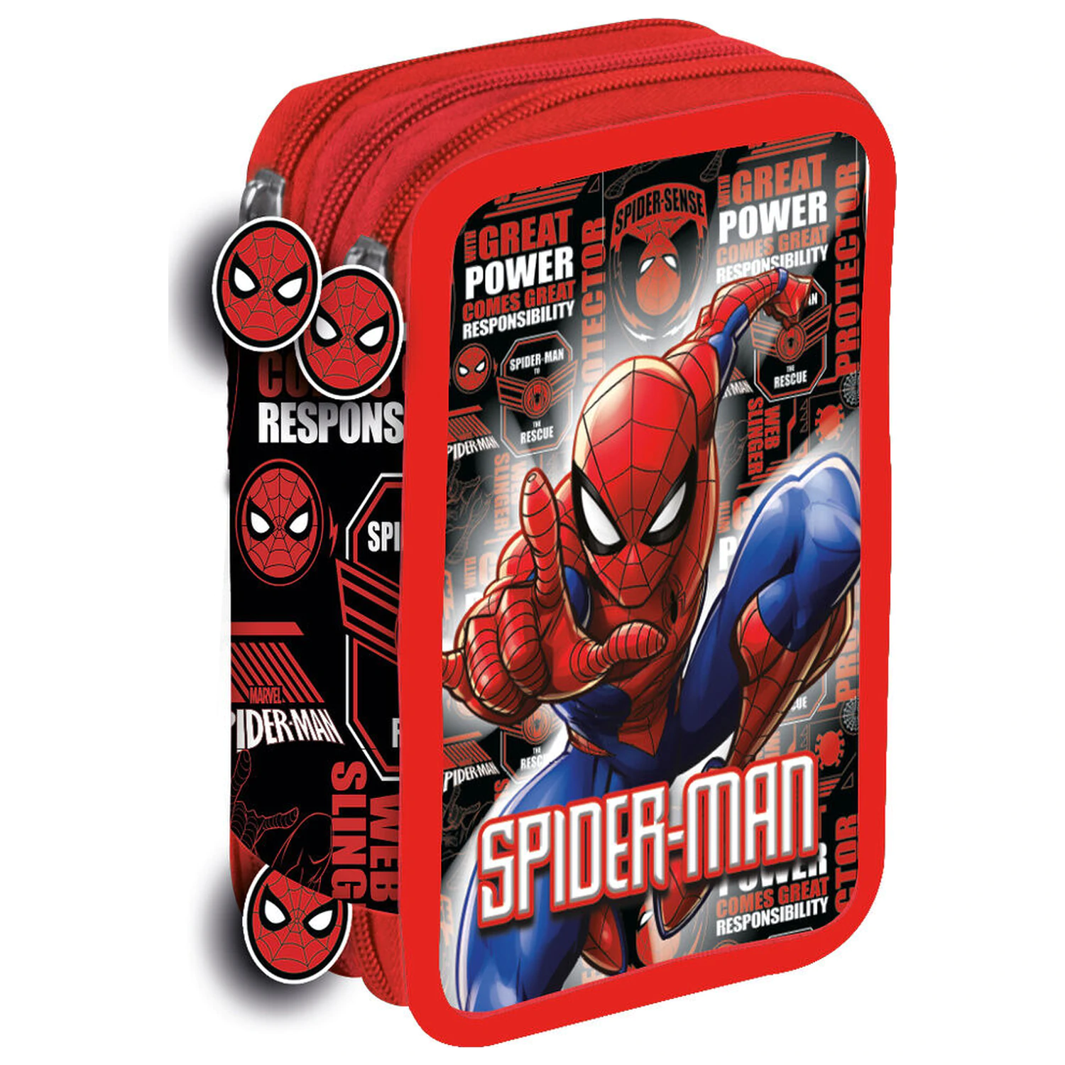 Marvel Spiderman Hero triple pencil case product photo