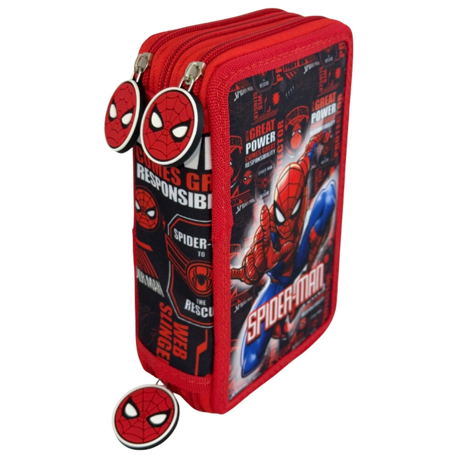 Marvel Spiderman Hero triple pencil case product photo