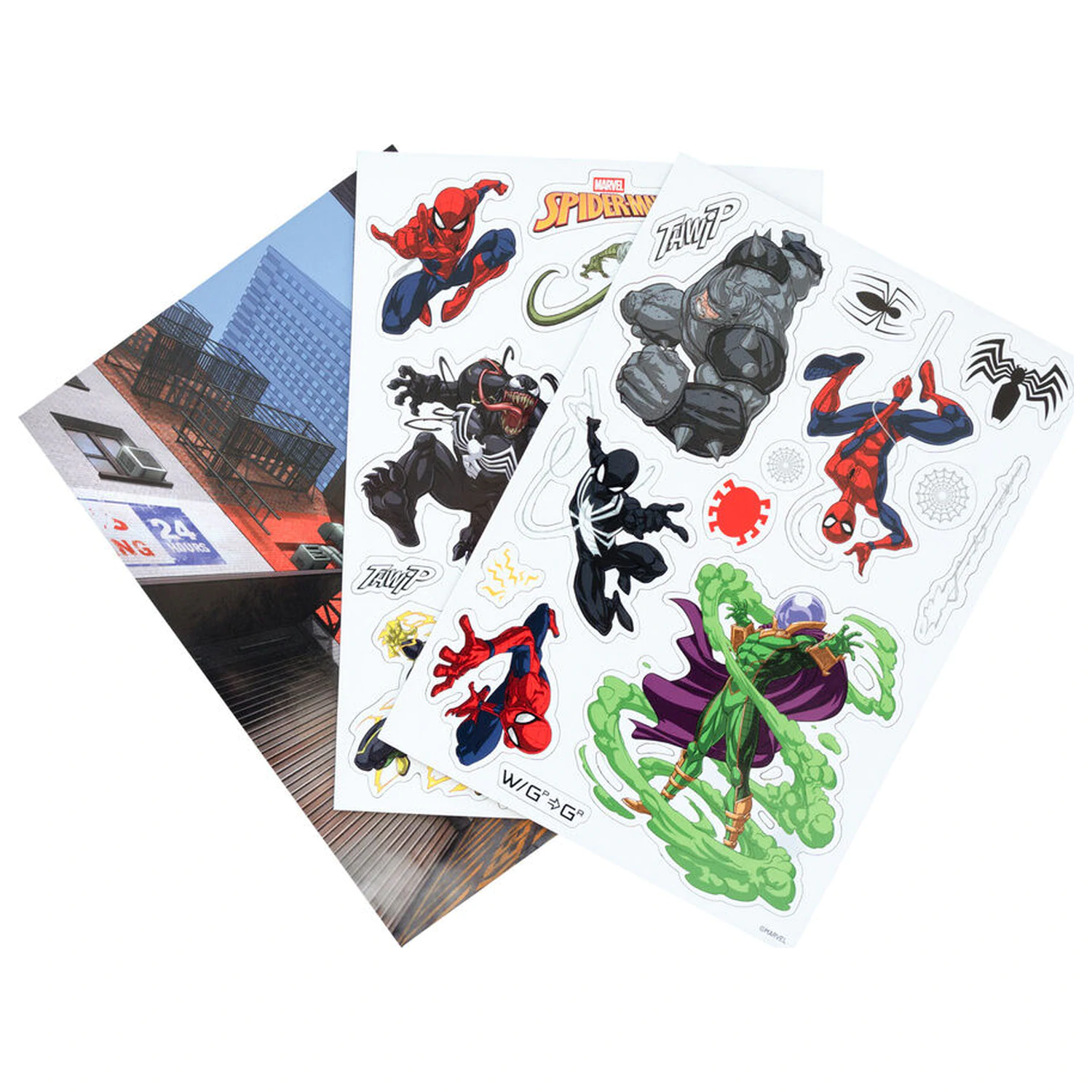 Marvel Spiderman set of die-cut magnets product photo
