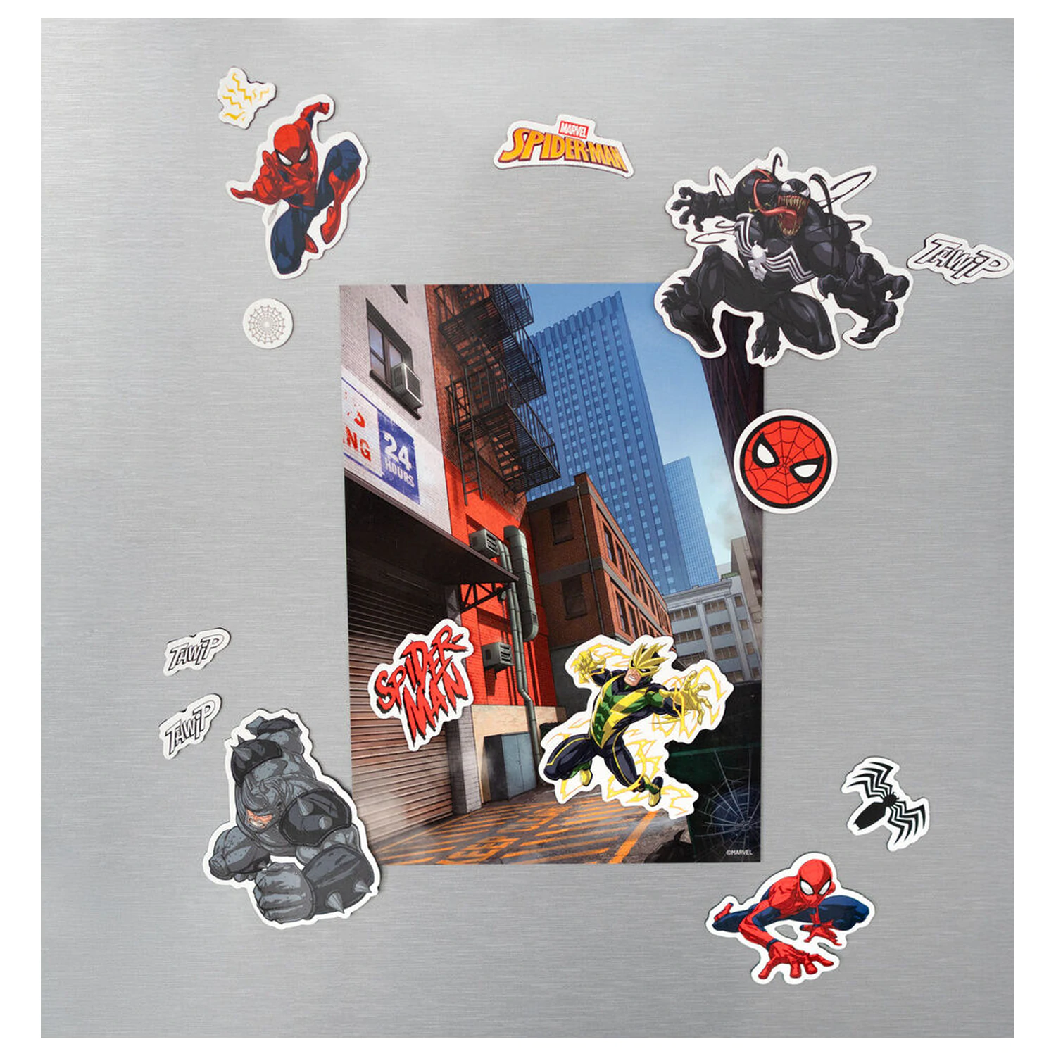 Marvel Spiderman set of die-cut magnets product photo
