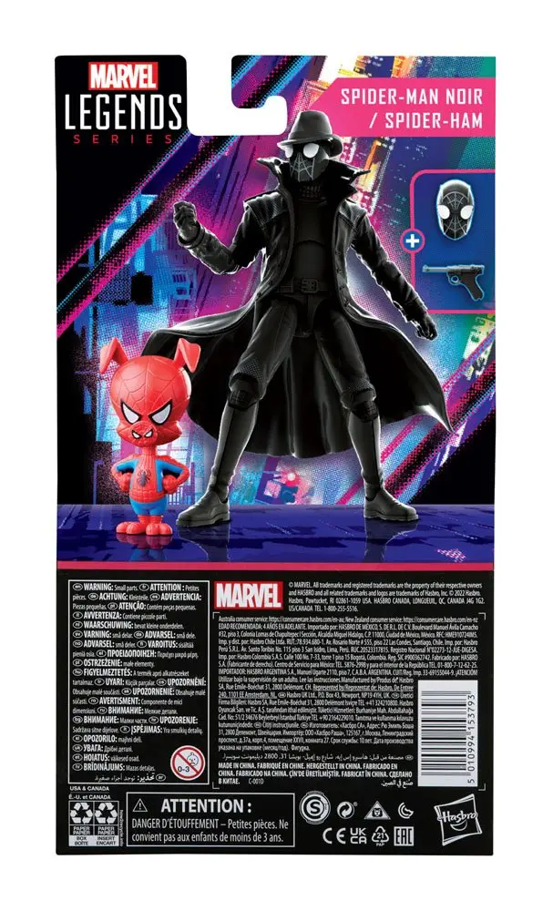 Spider-Man: Into the Spider-Verse Marvel Legends Action Figure 2-Pack 2022 Spider-Man Noir &amp; Spider-Ham 15 cm product photo
