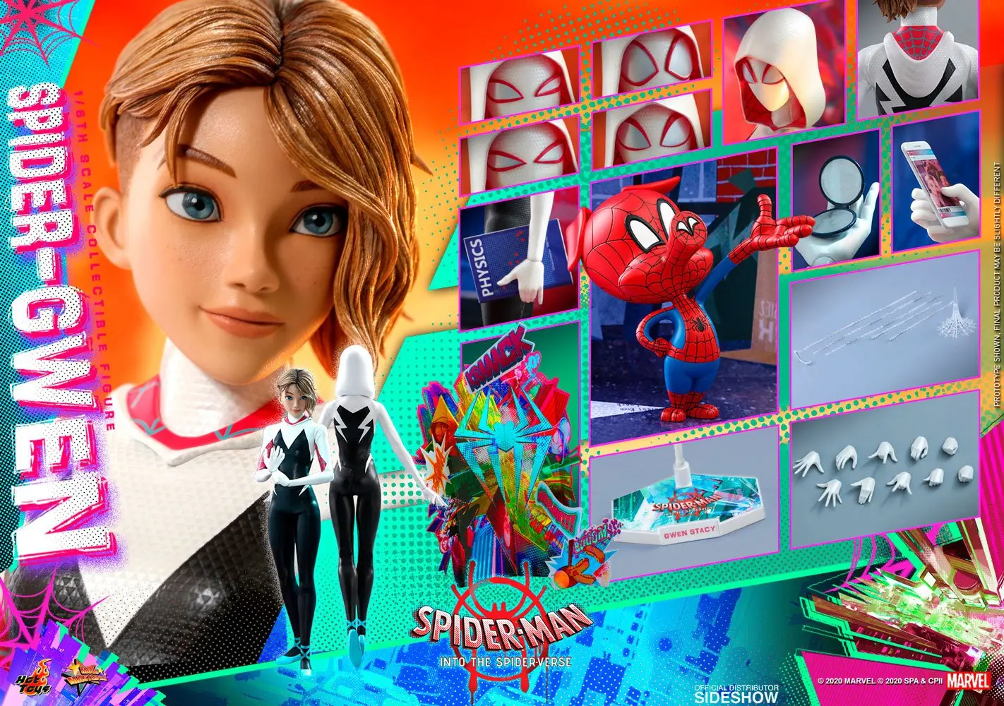 Spider-Man: Into the Spider-Verse Movie Masterpiece Action Figure 1/6 Spider-Gwen 27 cm product photo
