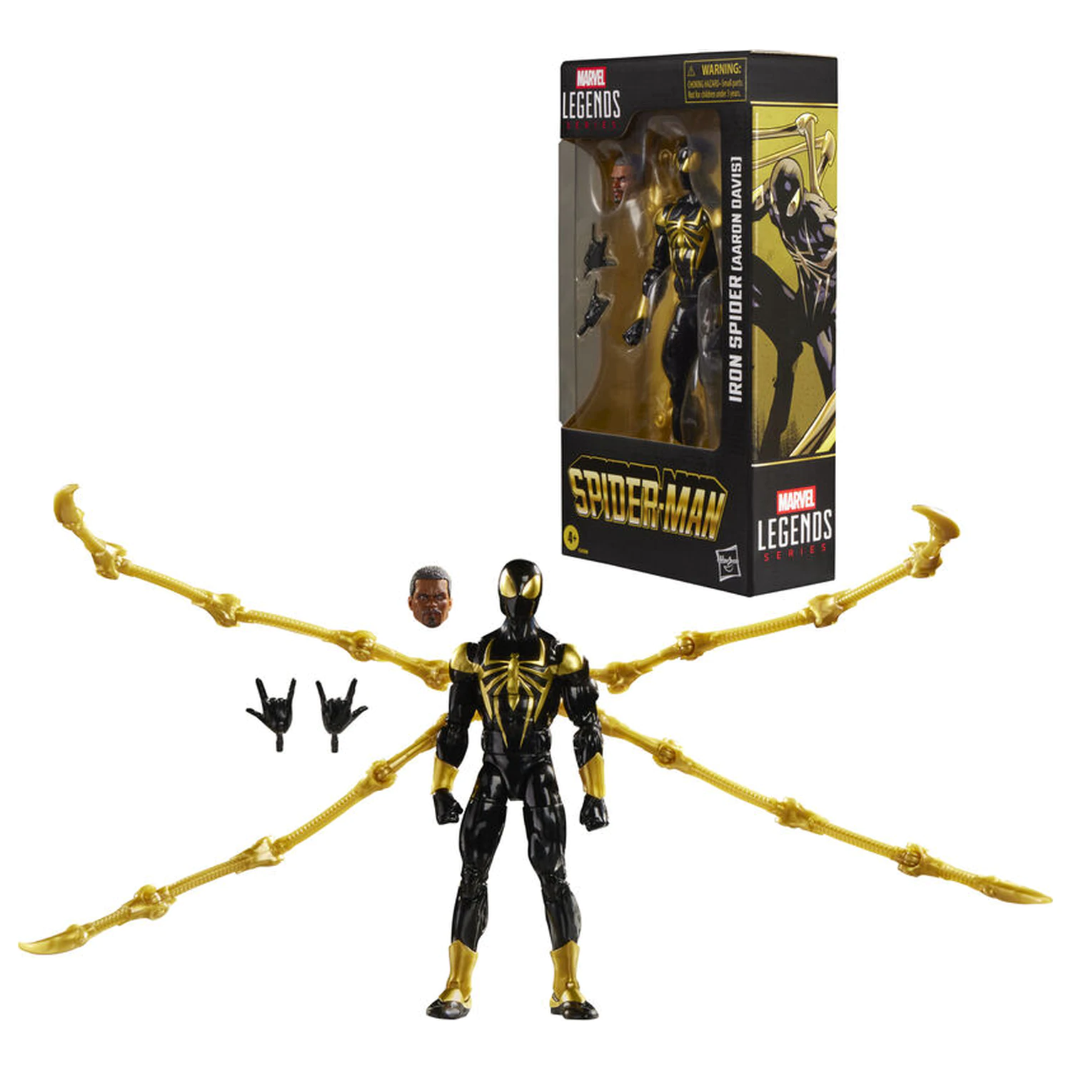 Marvel Spiderman Iron Spider Aroon Davis figure 15cm product photo