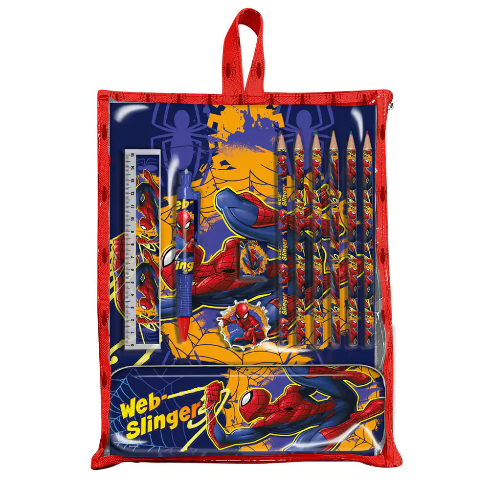 Marvel Spiderman stationery set in bag termékfotó