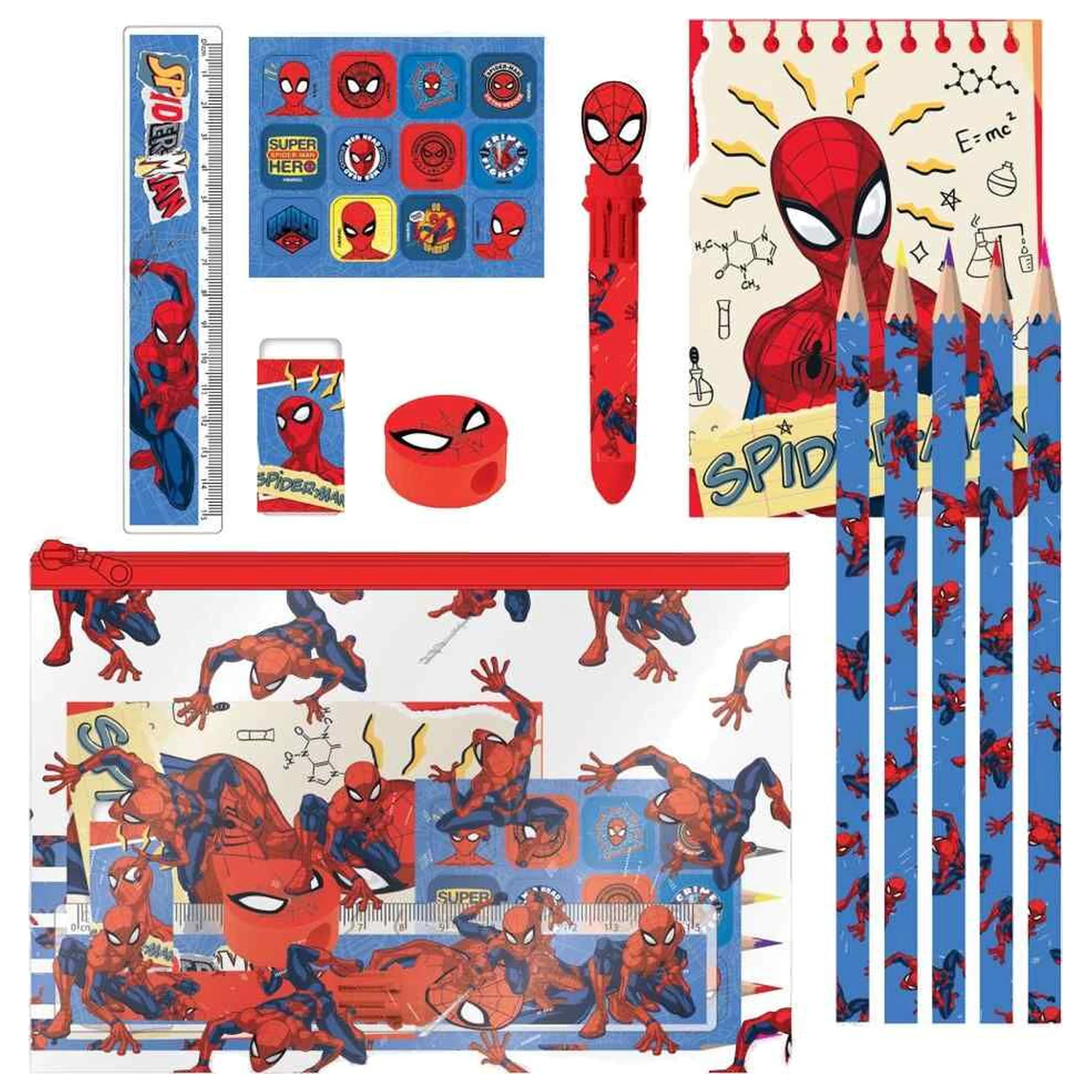 Marvel Spiderman stationery set product photo
