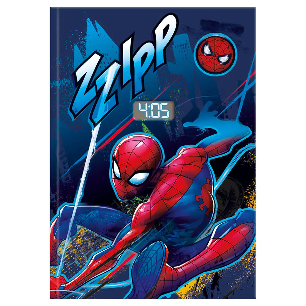 Marvel Spiderman Notebook with clock product photo