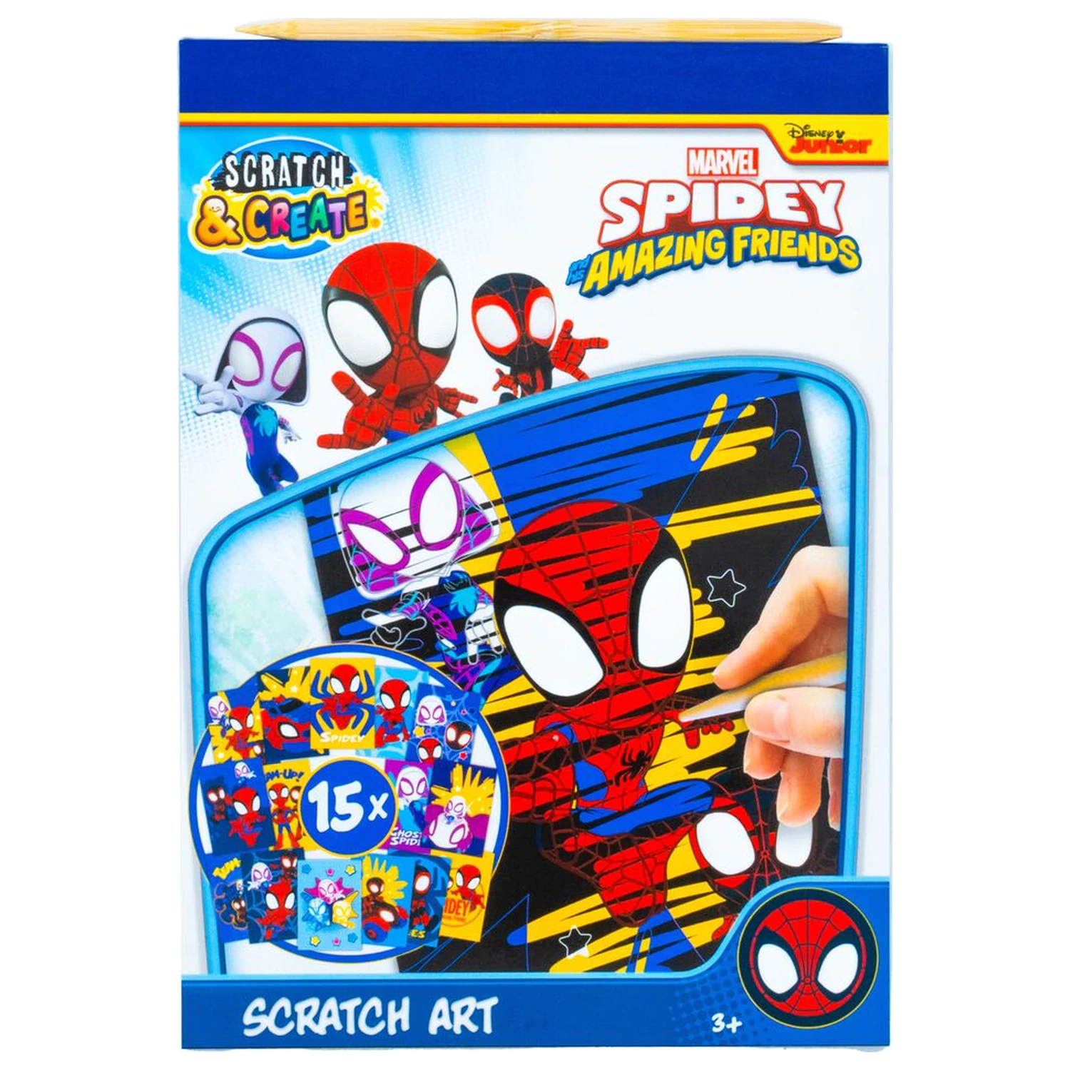 Marvel Spiderman scratching set product photo
