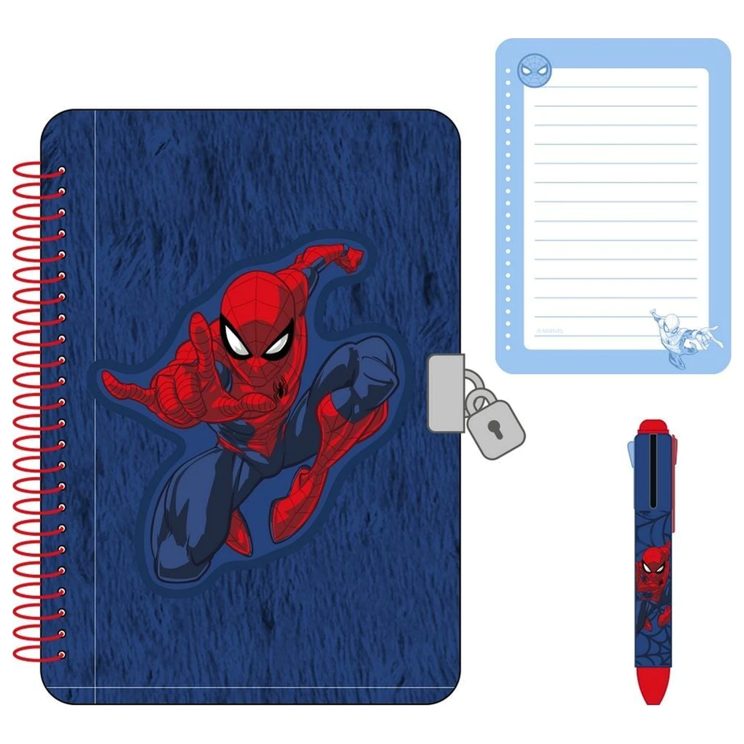 Marvel Spiderman Diary + 4-colour pen product photo