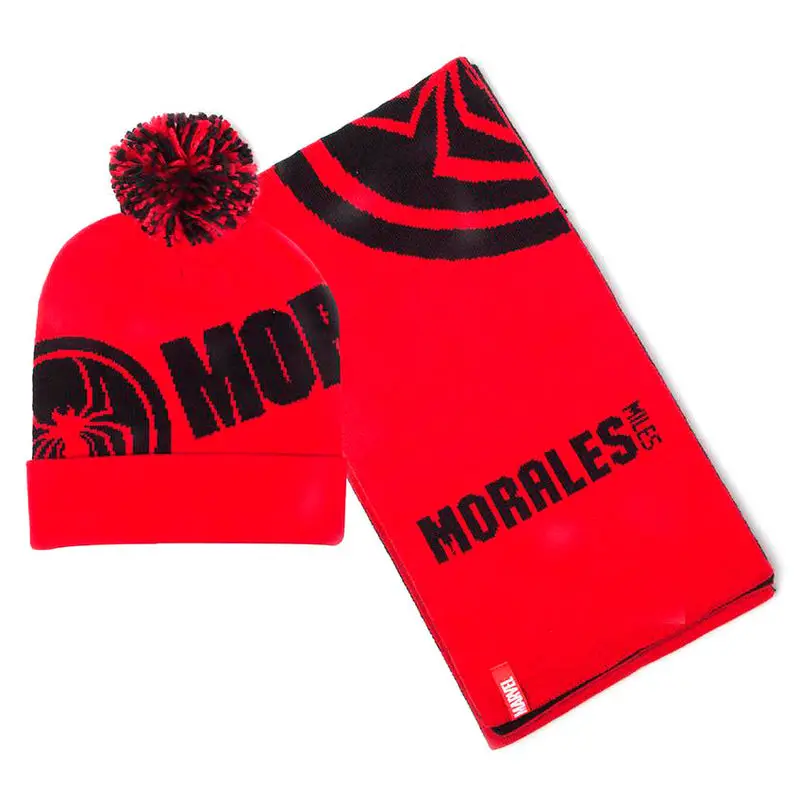 Marvel Spiderman Beanie and Scarf Set product photo