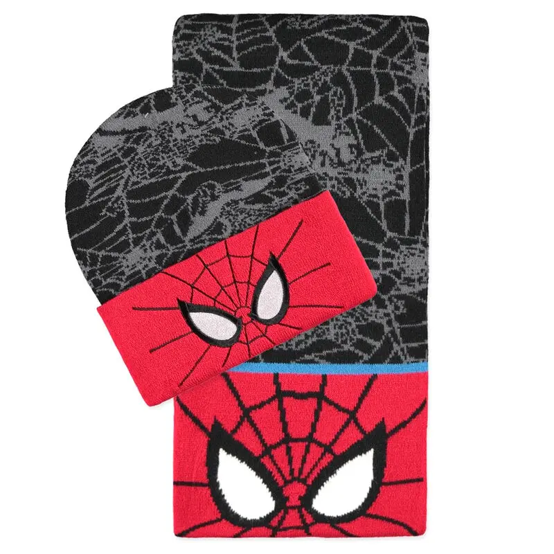Marvel Beanie &amp; Scarf Set Spider-Man product photo