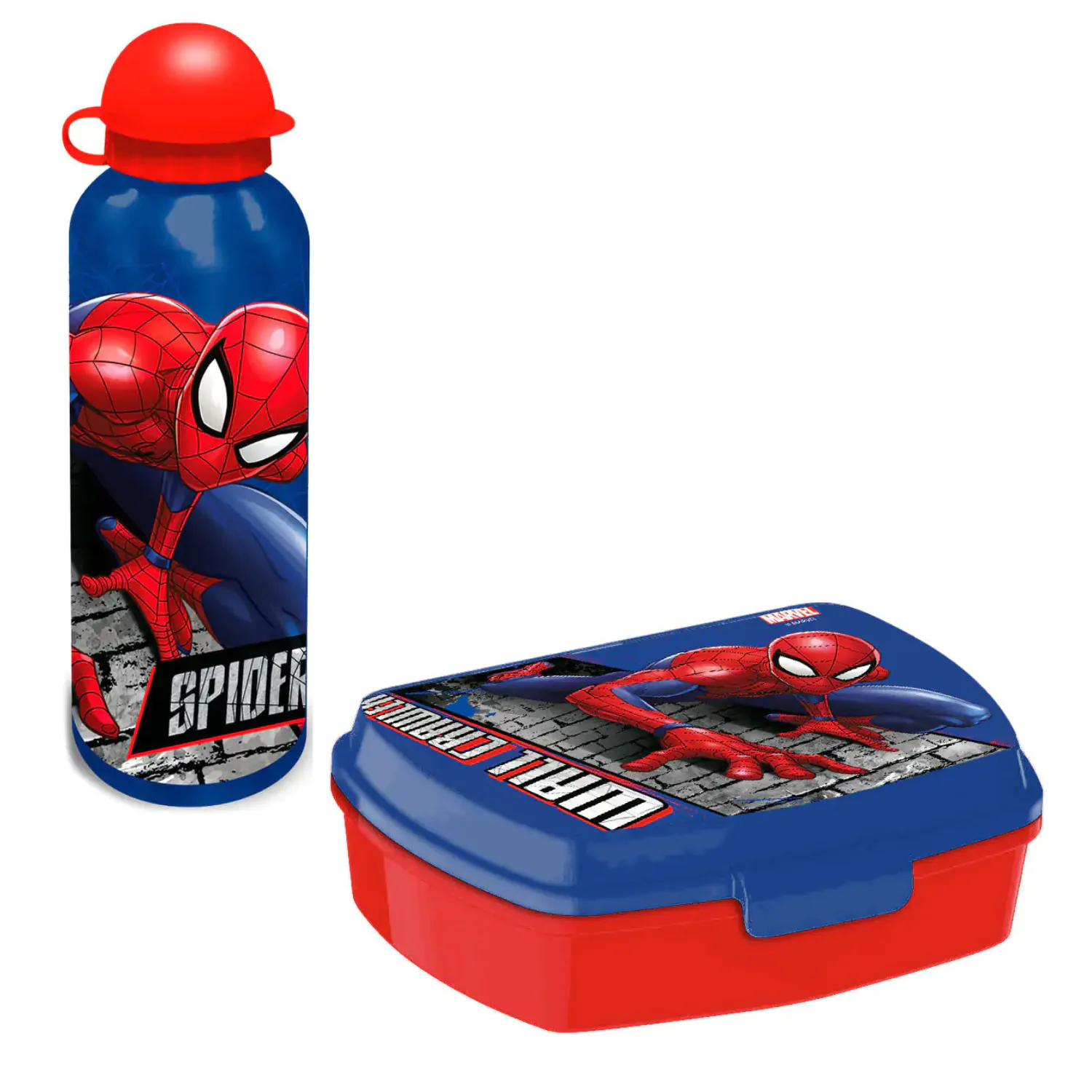Marvel Spiderman canteen + lunchbox set product photo