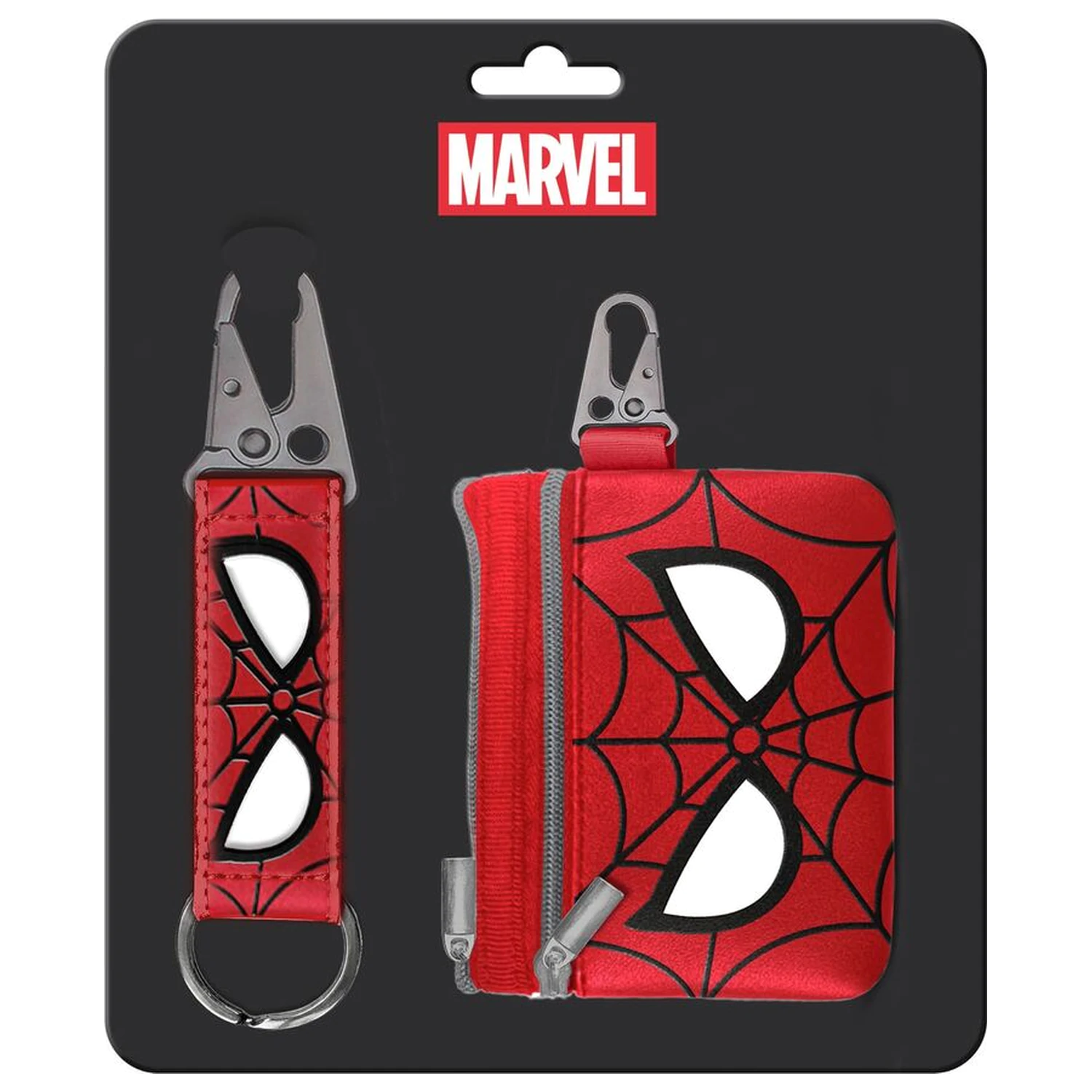 Marvel Spiderman keyring + purse set product photo