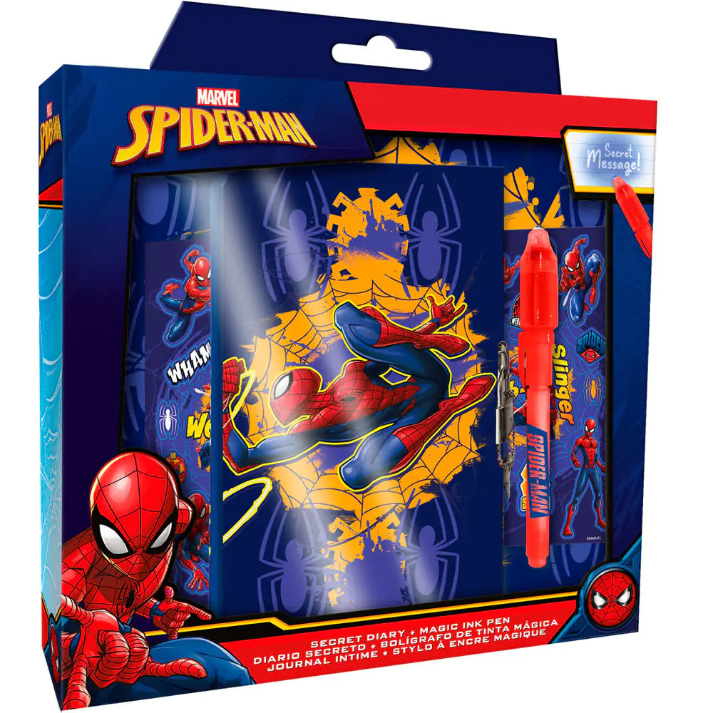 Marvel Spiderman magic pen diary termékfotó