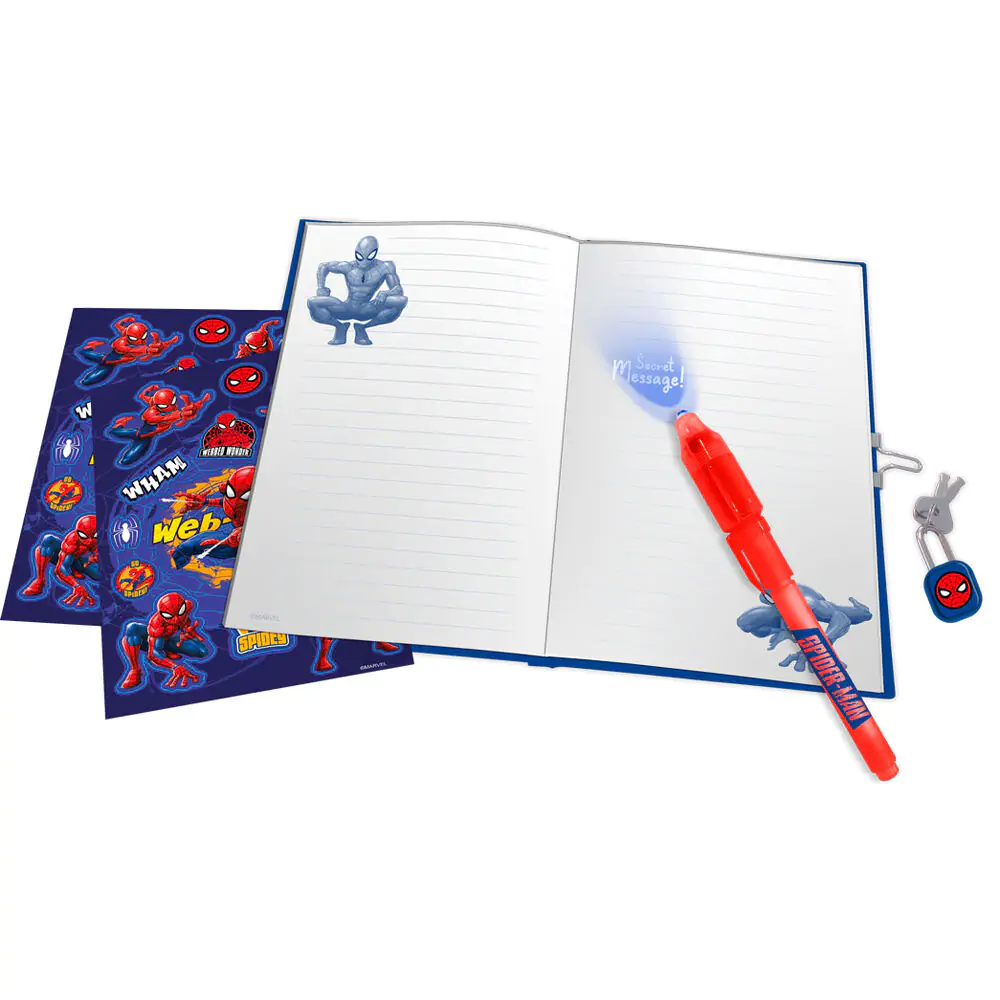 Marvel Spiderman magic pen diary termékfotó