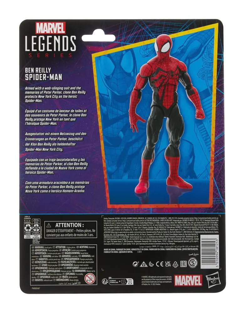 Spider-Man Marvel Legends Retro Collection Actionfigur Ben Reilly Spider-Man 15 cm termékfotó