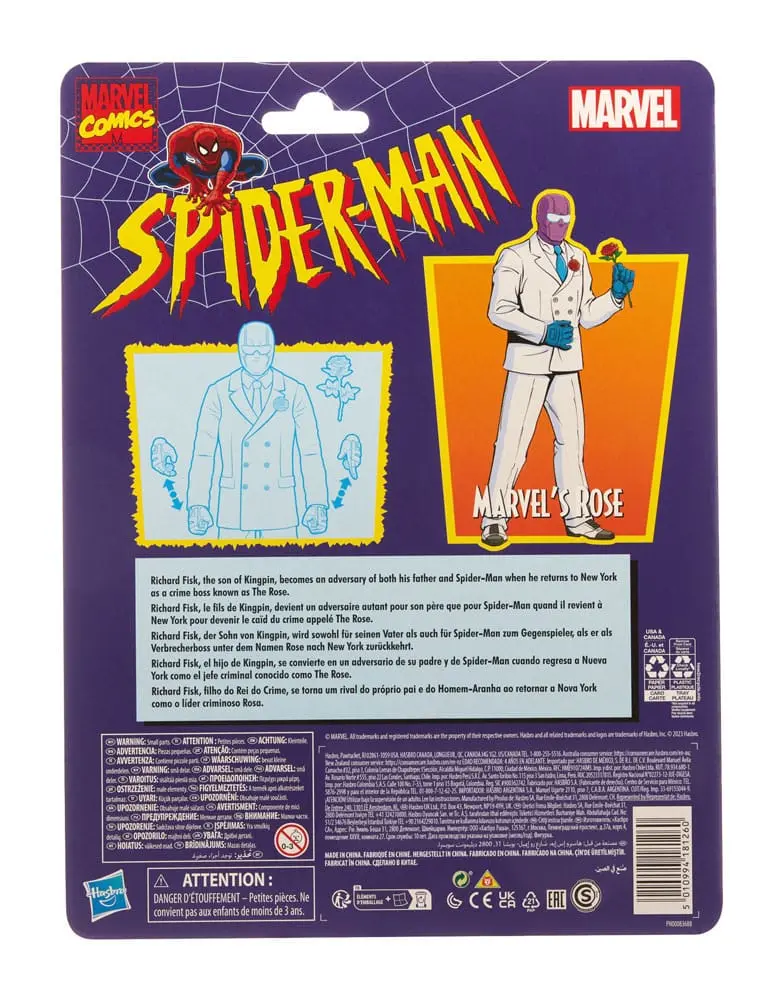 Spider-Man Marvel Legends Retro Collection Actionfigur Marvel's Rose 15 cm product photo