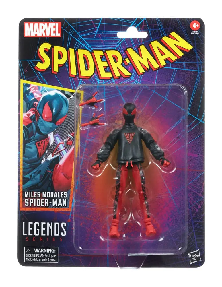Spider-Man Marvel Legends Retro Collection Actionfigur Miles Morales Spider-Man 15 cm termékfotó