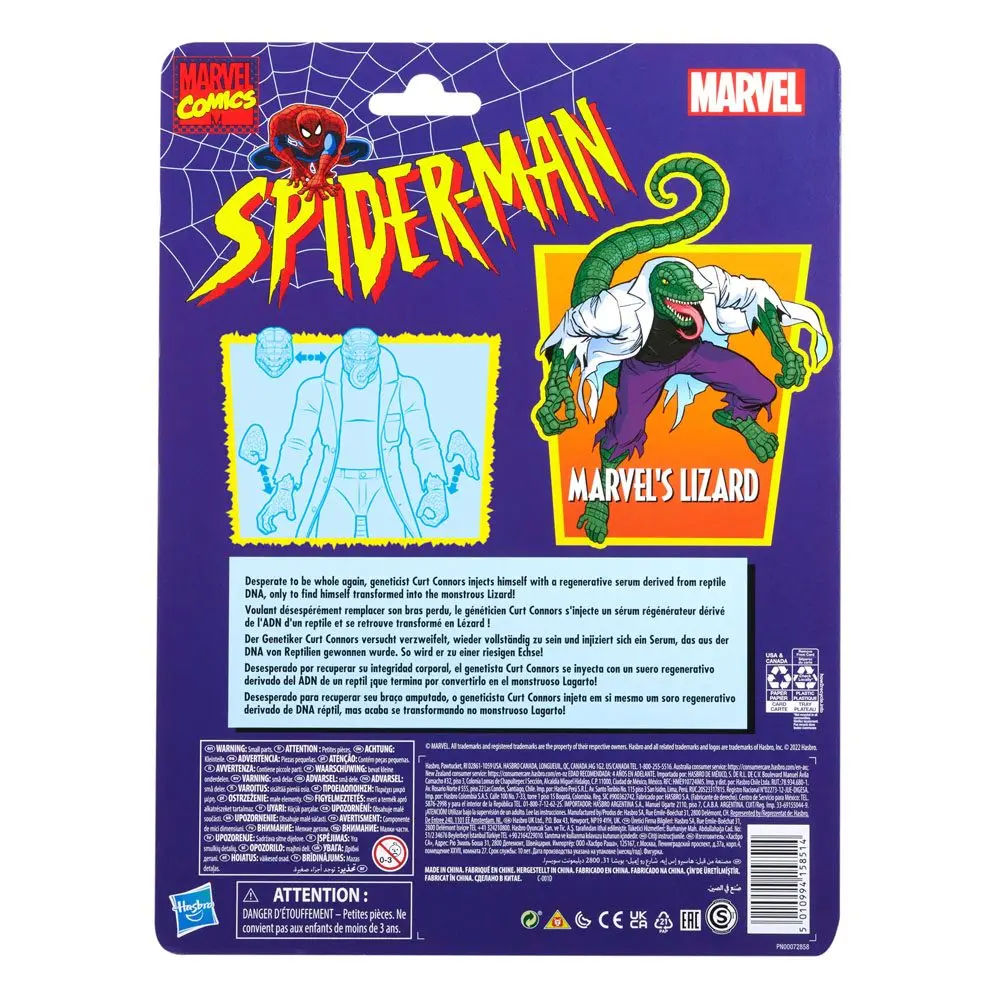 Spider-Man Marvel Legends Retro Action Figure Marvel's Lizard 15 cm product photo