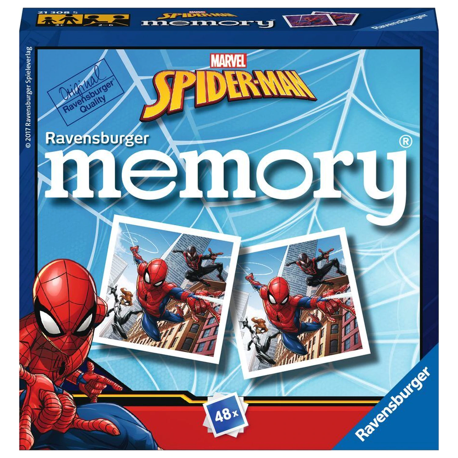 Marvel Spiderman pocket memory game product photo