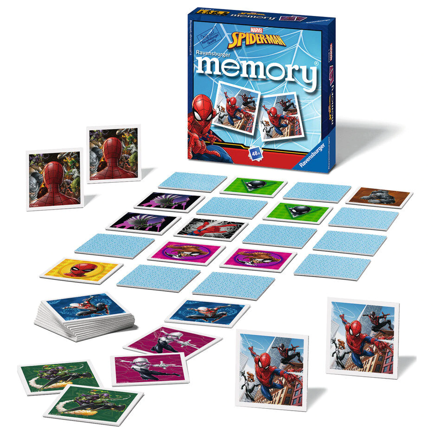 Marvel Spiderman pocket memory game product photo