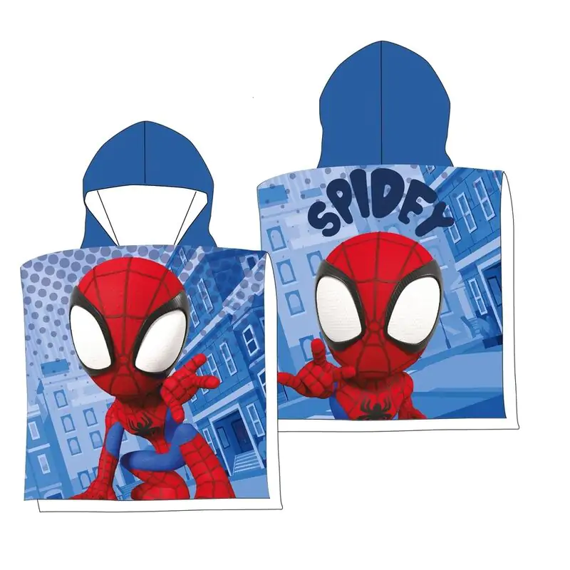 Marvel Spiderman microfibre poncho beach towel product photo