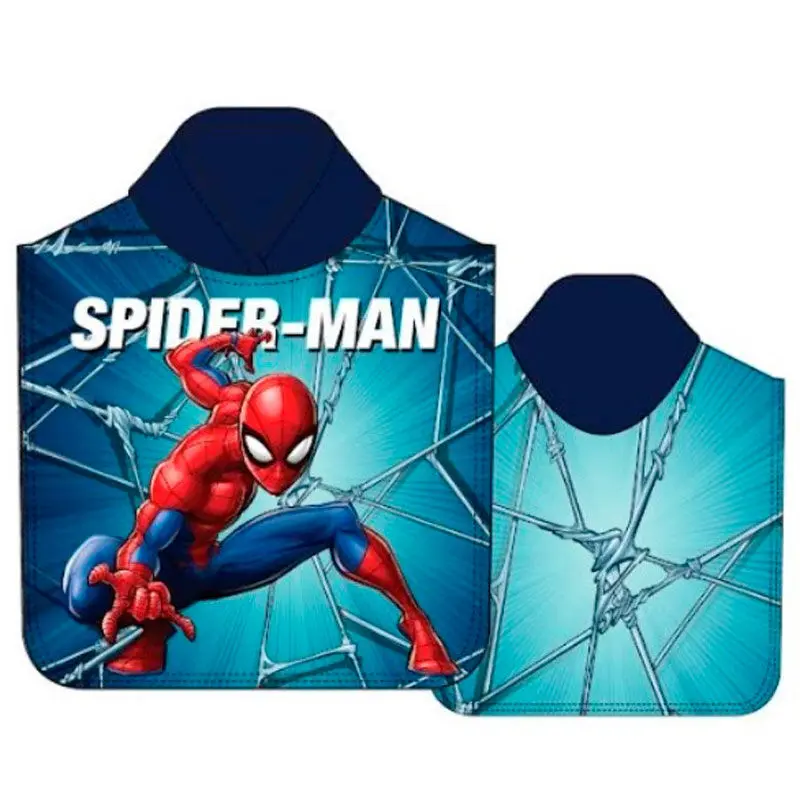 Marvel Spiderman microfibre poncho towel termékfotó