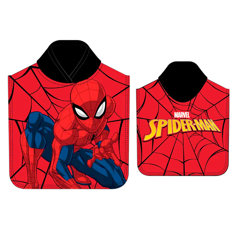 Marvel Spiderman microfibre poncho towel product photo