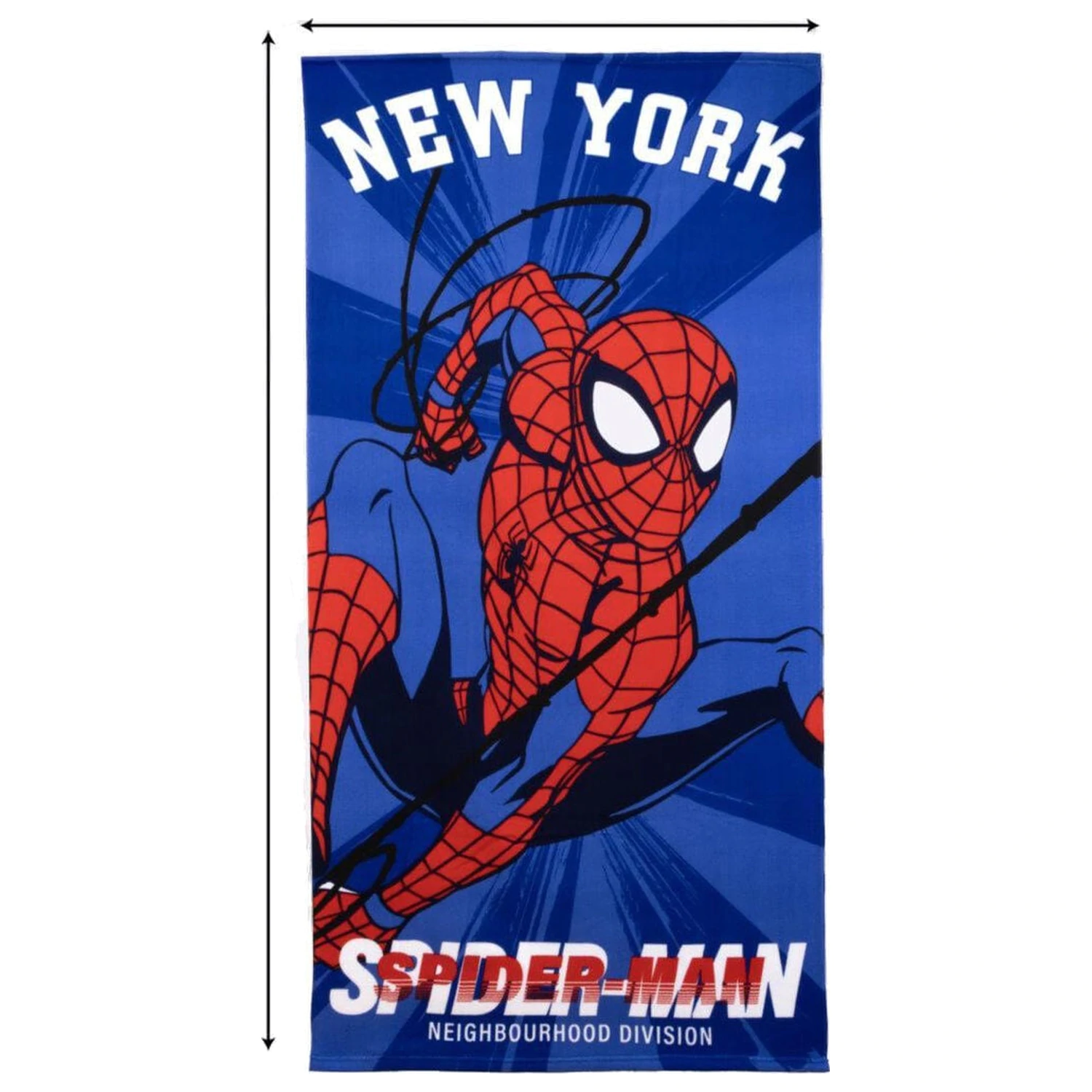 Marvel Spiderman microfiber towel product photo