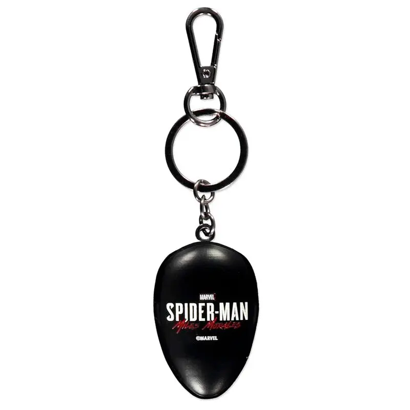 Marvel Spiderman Miles Morales 3D metal keychain product photo
