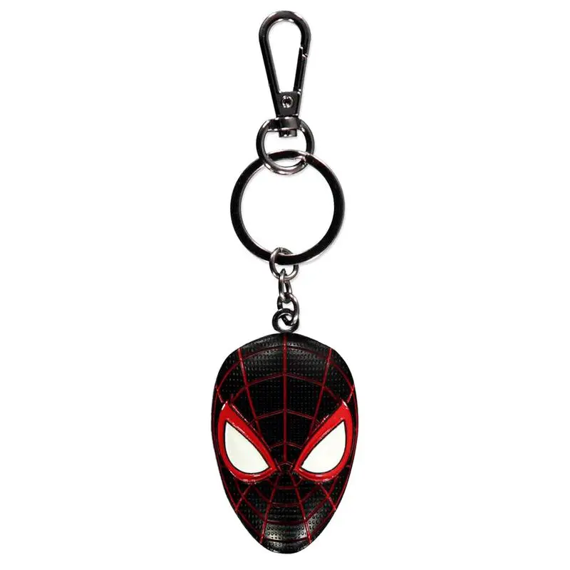 Marvel Spiderman Miles Morales 3D metal keychain product photo